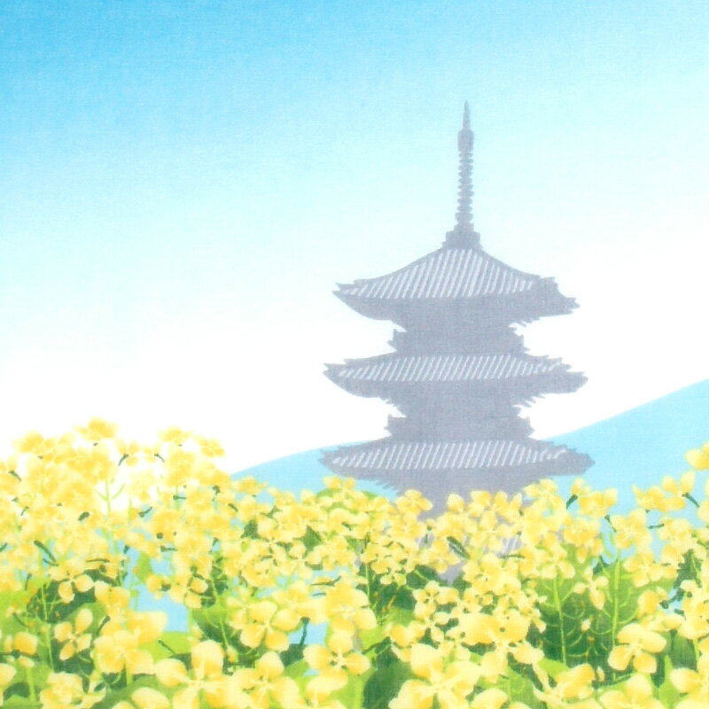 ガーゼ180cm 「菜の花」