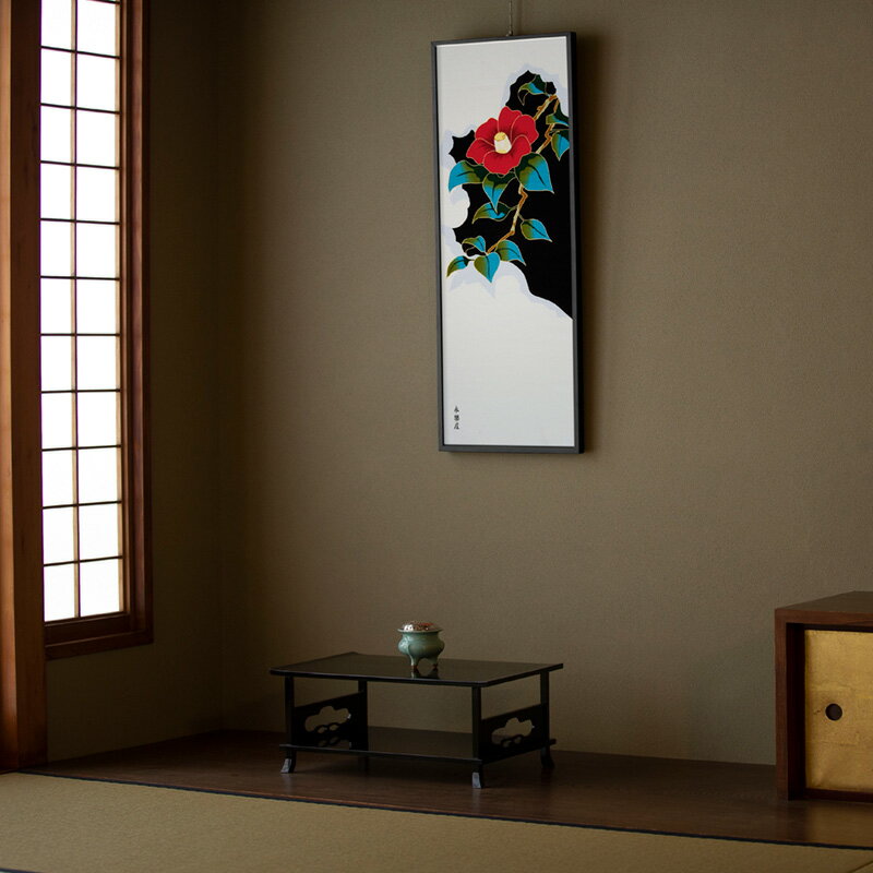 手ぬぐい「椿」