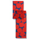 ガーゼ180cm 「ビッグアップル」(ブルー/レッド)(4)