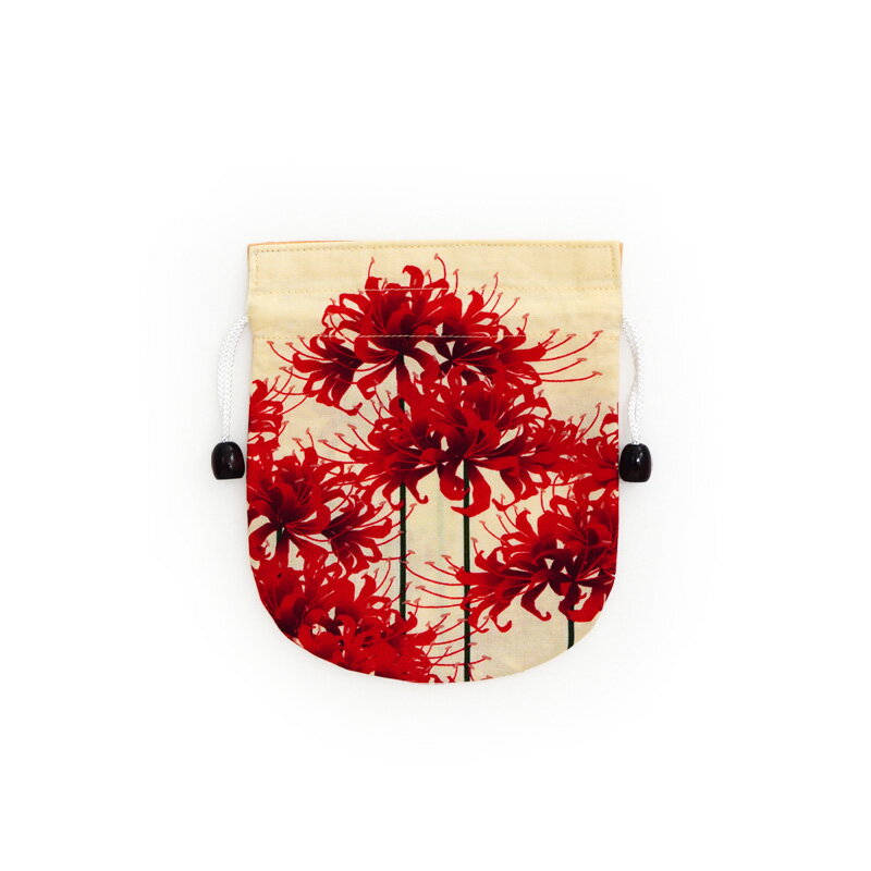 リバーシブル手ぬぐい巾着 「茜空」