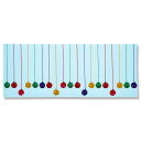 手ぬぐい総柄90cm「ヨーヨー」(ブルー)