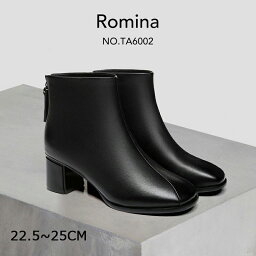 【EVERUGG】本革 豚革 ショートブーツ レディース 商品番号：TA6002 暖かい 秋 冬 美脚 ハイヒール 履きやすい 痛くない 大きいサイズ 柔らかい 疲れない レディース靴 美脚 ブーティ― サイドジップブーツ 太ヒール ミドルブーツ