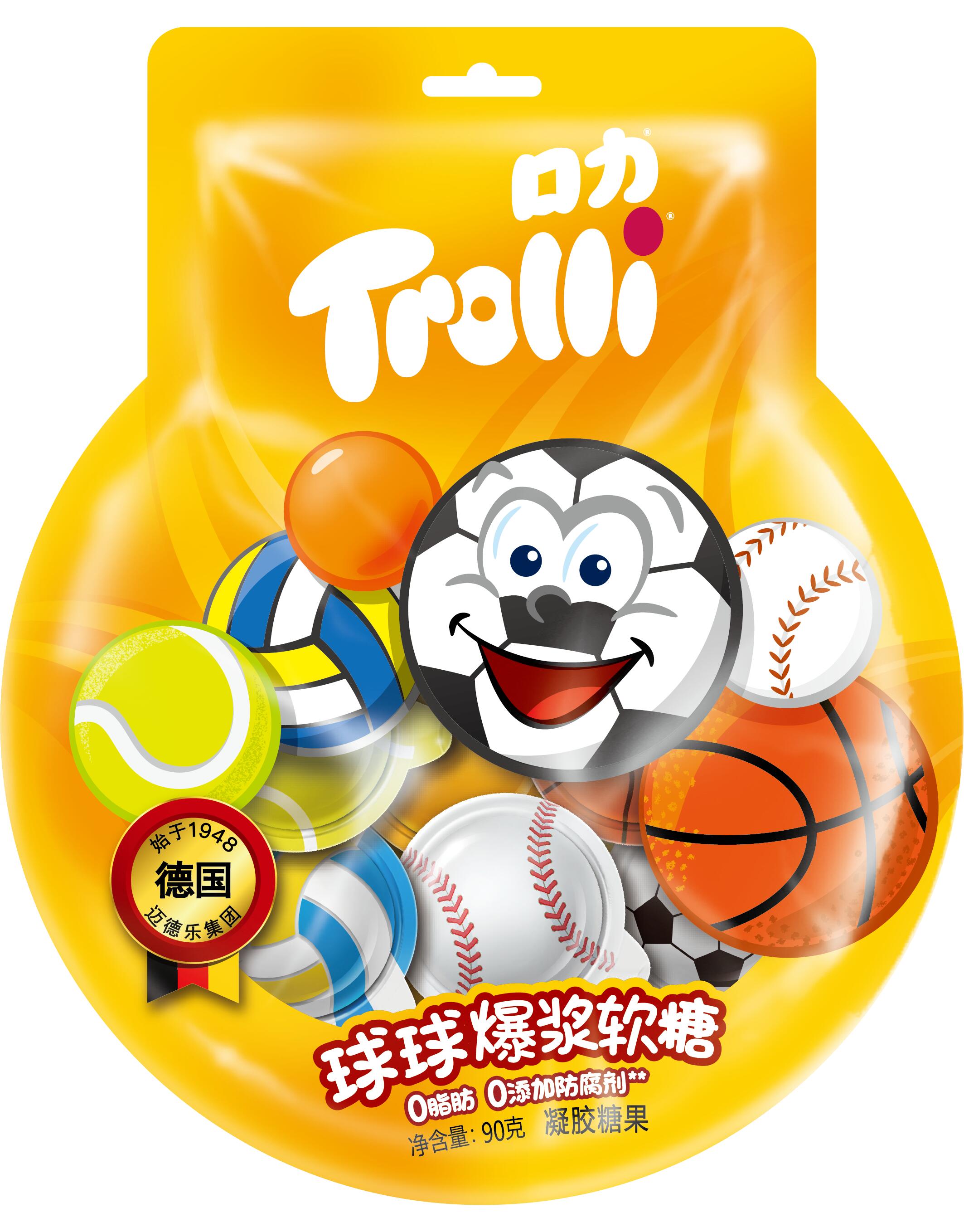 [早い者勝ち！先着50名様P5倍】【特典あり！】トローリ Trolli 地球グミ 90g 6袋セット『1袋5個入り』 地球グミ 目玉グミ サッカーグミ..