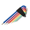 【在庫セール!】YC-623-9C カラーヘックスレンチセット 工具 レンチセット 六角レンチ ヘキサゴンレンチ