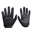 【在庫セール!】HIRZL GRIPPP COMFORT FF Black(ハーツェル/グリップコンフォートFF ブラック)サイクルグローブ カンガルーレザー ...
