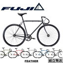 【在庫SALE / セール】【2022-2023年モデル】FUJI（フジ） FEATHER（フェザー）シングルバイク ピスト【丸太町店（スポーツ専門）】