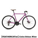 【2024年モデル】FUJI (フジ) FEATHER CX FLAT (フェザー CX フラット) クロスバイク【丸太町店（スポーツ専門）】 2