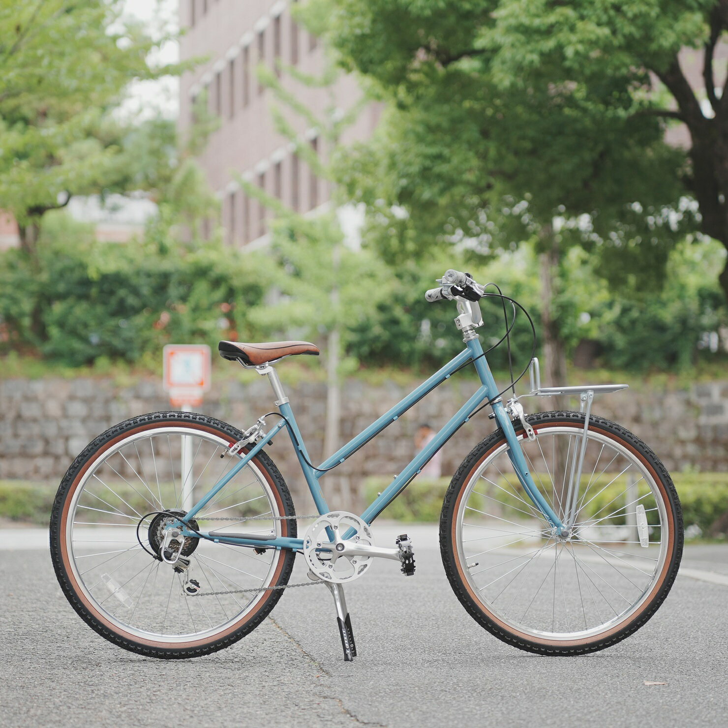 Lit/リット Trove Original Custom Bike シルバーパーツ フロントラック仕様 アー...