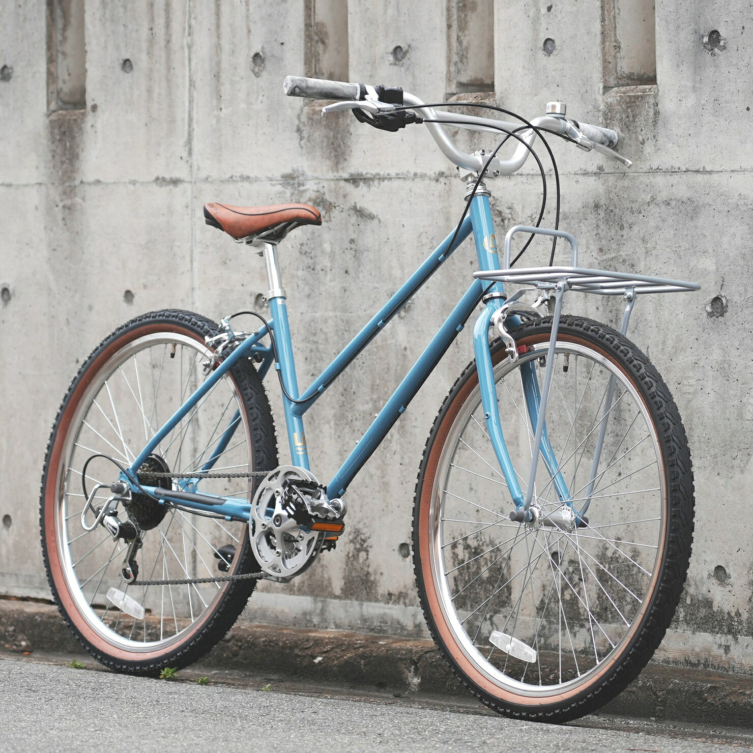 Lit/リット Trove Original Custom Bike シルバーパーツ フロントラック仕様 アー...