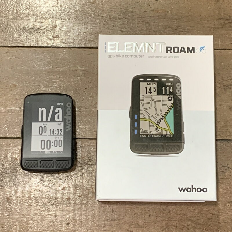 【中古】WAHOO(ワフー) ELEMNT ROAM (エレメントローム）WFCC4　GPSサイコン【丸太町店展示中】