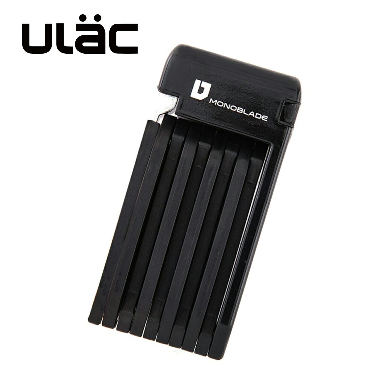 ULAC/ユーラック MONOBLADE モノブレード スチールブレードロック 70cm ブラック 自転車 鍵