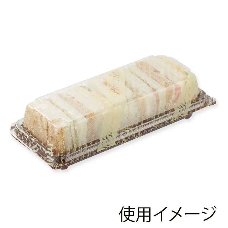 スミ 食品容器 ユニコン LS-72 茶英字 100枚入 004440228 1