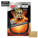 ピップ マグネループ MAX メタルシルバー 60cm ブラック PML347 肩こり コリ 磁気 水洗い メール便(4)