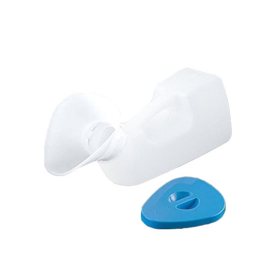 ポリ尿器 新型 女性用／1000mL 女尿器 (0-361-24)