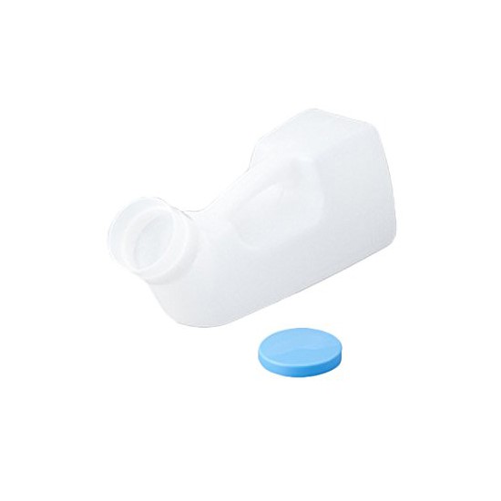ポリ尿器 新型 男性用／1000mL 男尿器 (0-361-25)