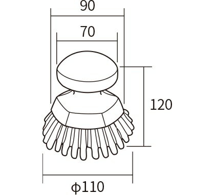 ���������� �ϥ�ɥ֥饷 �� 3885 ���꡼�� (38853) ���硼�說�꡼�� ���󥯥֥饷 VIKAN �ϥ������� HACCP�б�