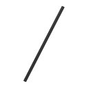 ストレートストロー 8×21 黒 300本入(個包装なし)(004712912)