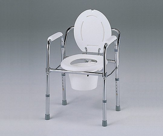 アズワン ナビス 折りたたみ式 便器椅子 手すり付き 8700 (0-667-01)