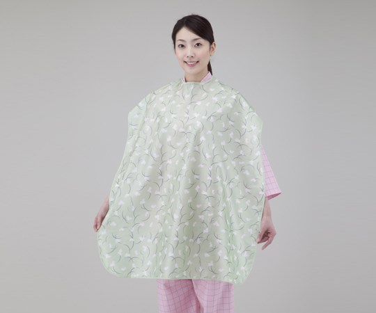 食事前掛 (袖なし・超撥水タイプ) 1011 うぐいす (8-1867-03) (メール便)