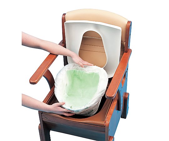 総合サービス サニタクリーンワンズケア 簡易トイレ 介護・防災兼用トイレ袋 20枚入 650×550 (8-1855-01) eisei-10055025 えいせいコム 楽天市場店 サンプル画像2