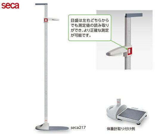 セカ(Seca) ワンステップ身長計 seca217 (8-1963-01)