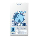 SWAN ゴミ袋 LDポリ袋 エコノミー 透明 120L 5枚入 006604870(3)