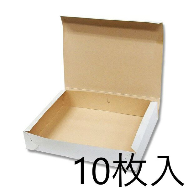 HEIKO ケーキ箱 白地カートン 12 10枚入 004246812 シモジマ