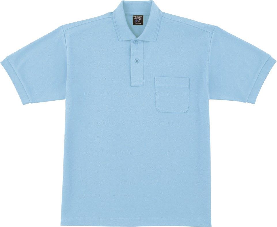 自重堂 WHISeL 半袖ポロシャツ 47614 サックス