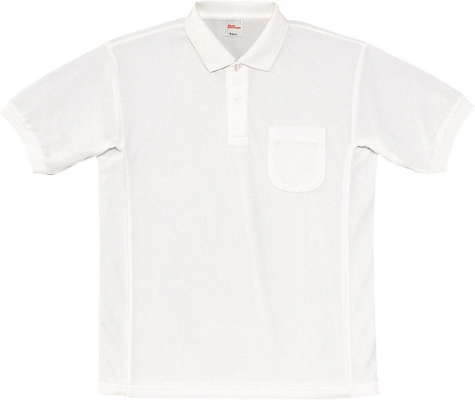Short Sleeve Shirt - 自重堂 WHISeL 半袖ポロシャツ 47664 ホワイト
