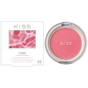 KiSS(キス) クリアルディ ブラッシュ 02サクラコンポート 4g 新感覚クレイタッチチーク 血色感 透明感