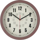 不二貿易 時計 幅30×奥行4.1×高さ30 チョコレート 掛時計 知育時計 カイラ 28197 ブラウン 小型