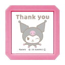こどものかお(Kodomonokao) スタンプ サンリオキャラクターズ 浸透印SQ クロミ/Thank you 2411-014