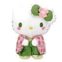 ナカジマコーポレーション(Nakajima Corporation) サンリオキャラクターズ 抹茶着物 ハローキティ ぬいぐるみ S 204202-24 H20×W15×D9.5cm