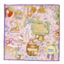 丸眞 ミニタオル サンリオ キャラクターズ ラッピングパープル 約25×25cm 3725007300