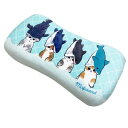 MORIPiLO モリシタ 低反発枕 モフサンド サメにゃん 15x30cm 腰当て 背もたれ サポート ぬいぐるみ クッション mofusand キャラクター...