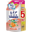 レノア 超消臭1week 柔軟剤 シトラス 詰め替え 大容量 1,900mL