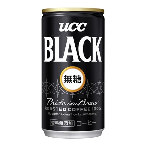 UCC BLACK無糖 缶コーヒー185ml×30本