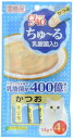 チャオ(CIAO)ちゅ〜る乳酸菌入りかつお4本6個セット