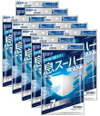 快適ガード 息スーハーマスク ホワイト×ブルーグレー 5枚入×10個パック 不織布 息がしやすい 耳が痛くならない 花粉対策 ウイルス対策
