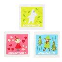 丸眞 ハンドタオル 3枚セット MOOMIN ムーミン カラフルライク 北欧 ムーミン谷 おしゃれ かわいい 女性 フ ウォッシュタオル おしぼり おしぼりタオル タオル タオルハンカチ 綿 薄手 薄い 乾きやすい 速乾 3P お得 1505015500