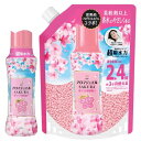 レノア アロマジュエル SAKURA 香り付け専用ビーズ さくらフローラルの香り 本体 400mL+替え990mL まとめ買い
