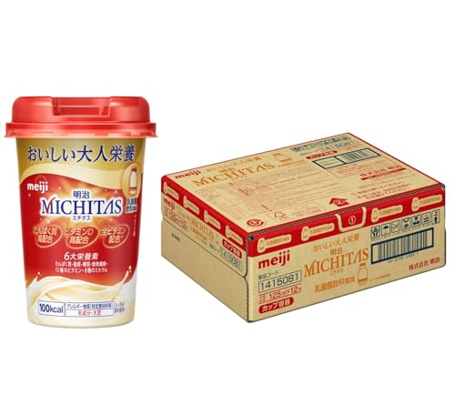 ミチタス MICHITAS カップ 乳酸菌飲料風味 125ml×12本 栄養調整食品 明治