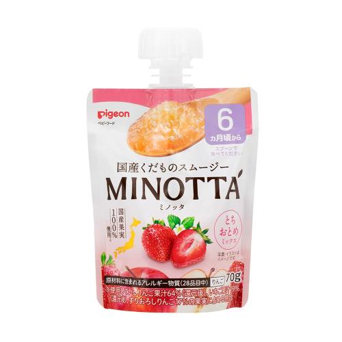 ピジョン くだものスムージー MINOTTA とちおとめミックス 70g