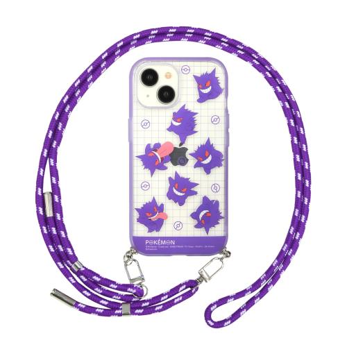 グルマンディーズ ポケットモンスター IIIIfit Loop iPhone 15 / 14 / 13 対応 ケース ゲンガー POKE-878B