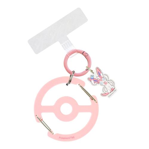 グルマンディーズ ポケットモンスター マルチリングプラス クリアカラビナ付き ニンフィア POKE-987C