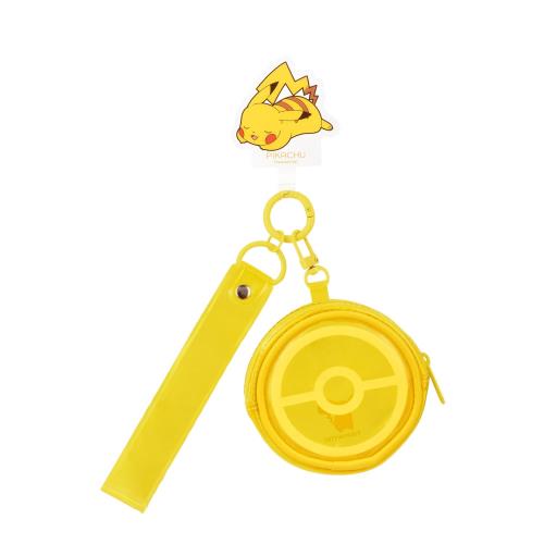グルマンディーズ ポケットモンスター マルチリングプラス ハンドストラップ＆ポーチ付 ピカチュウ POKE-966A