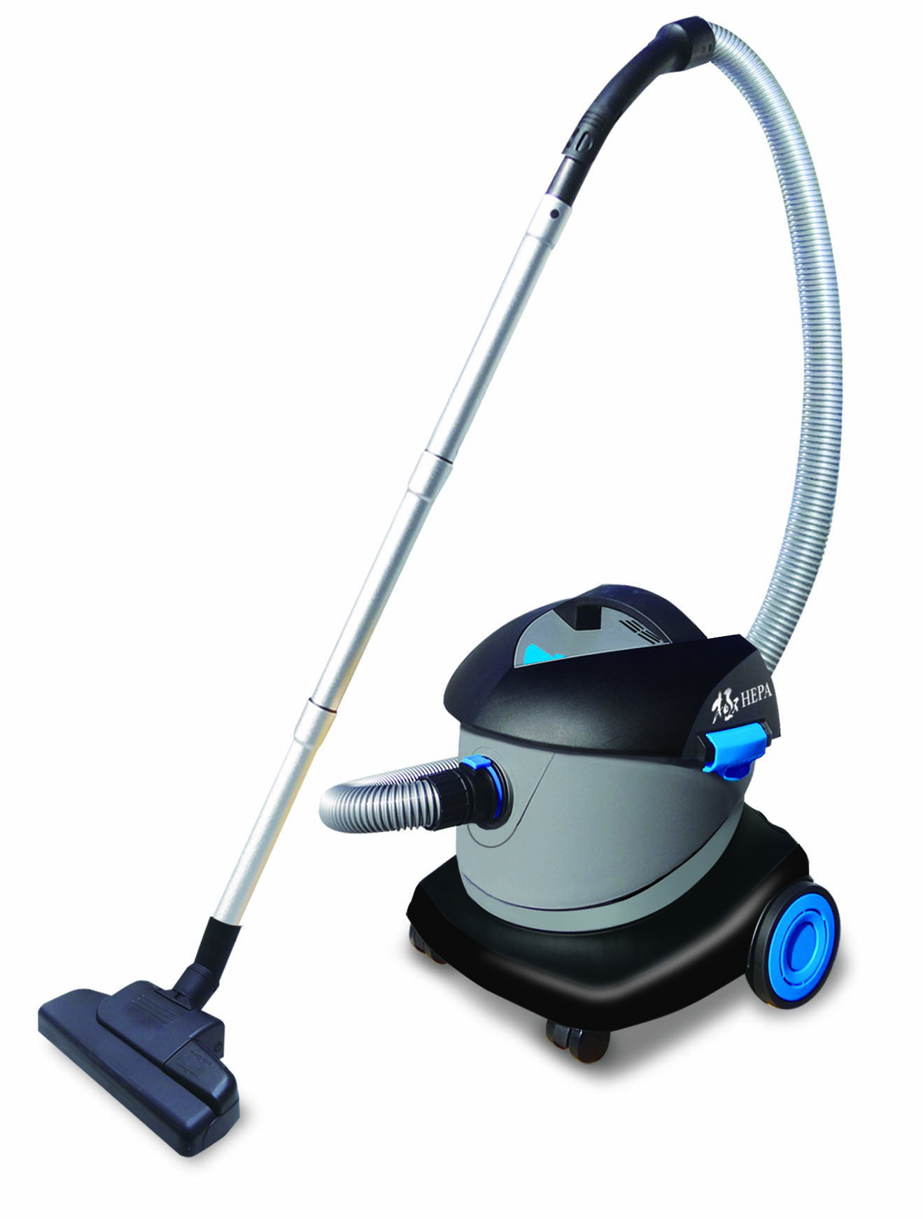 ドライバキューム極HEPA HEPAフィルター搭載 排気が綺麗　脱着式電源コード　転びにくいキャスター　断線防止対策ツール