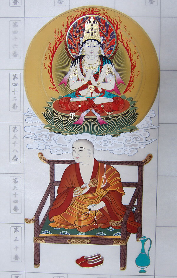 逆打ち用納経軸　大日如来・弘法大師　令和2年は閏年逆内の年です。のサムネイル