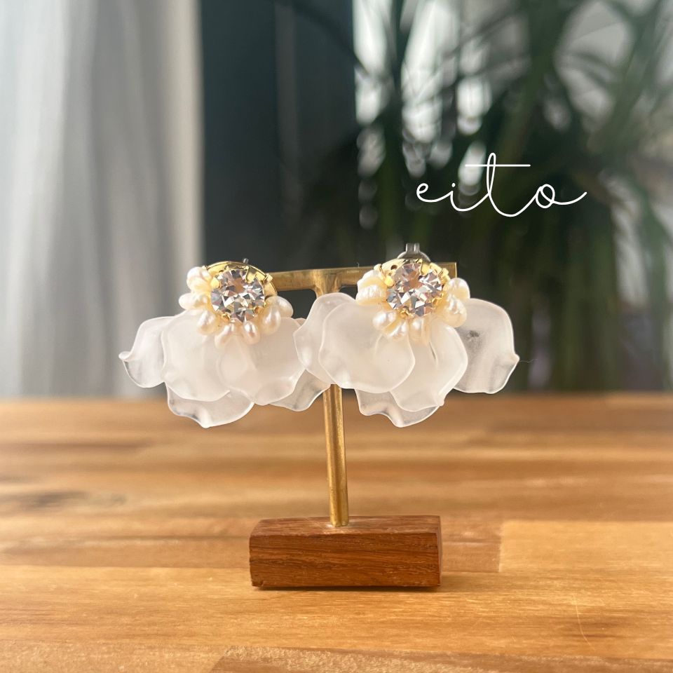 楽天市場 | アクセサリーshop eito - シルクフラワーピアス 人気