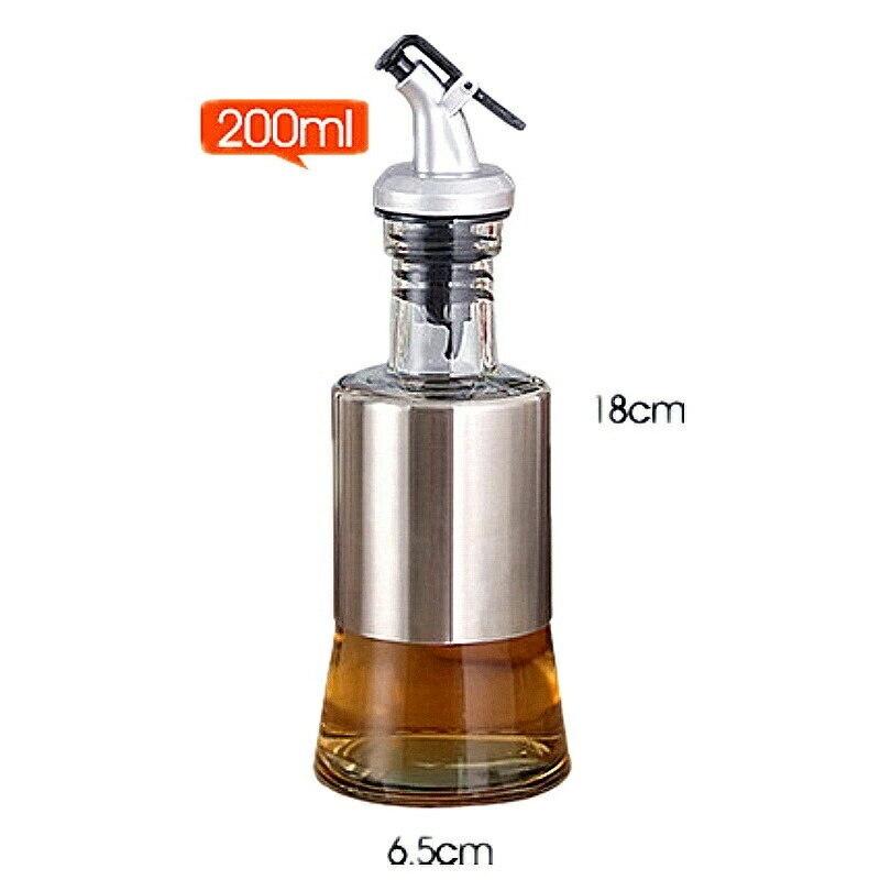 オイルボトル 200ML 油ポット オイル差し 油容器 調味料 3本セット ガラス オイルポット 容器 耐熱ガラス オイル差し 醤油ボトル 酢ボトル ドレッシン...